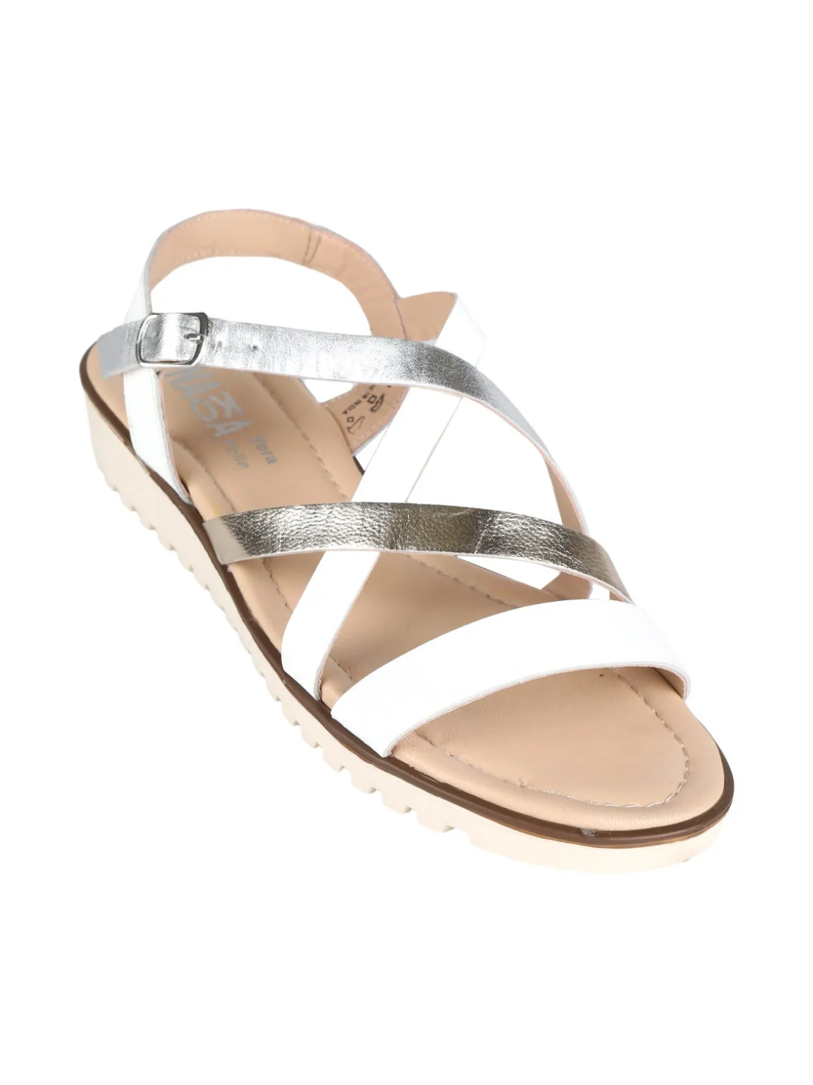 Nakoa Sandali in pelle intrecciati donna