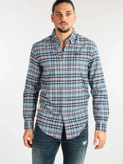 Napapijri Camicia a quadri da uomo in cotone