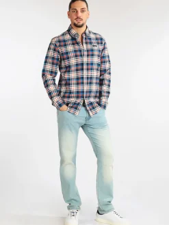 Napapijri Camicia a quadri da uomo in cotone