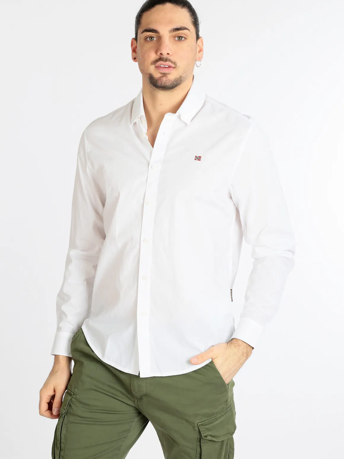 Napapijri G GRAIE 1 Camicia da uomo in cotone
