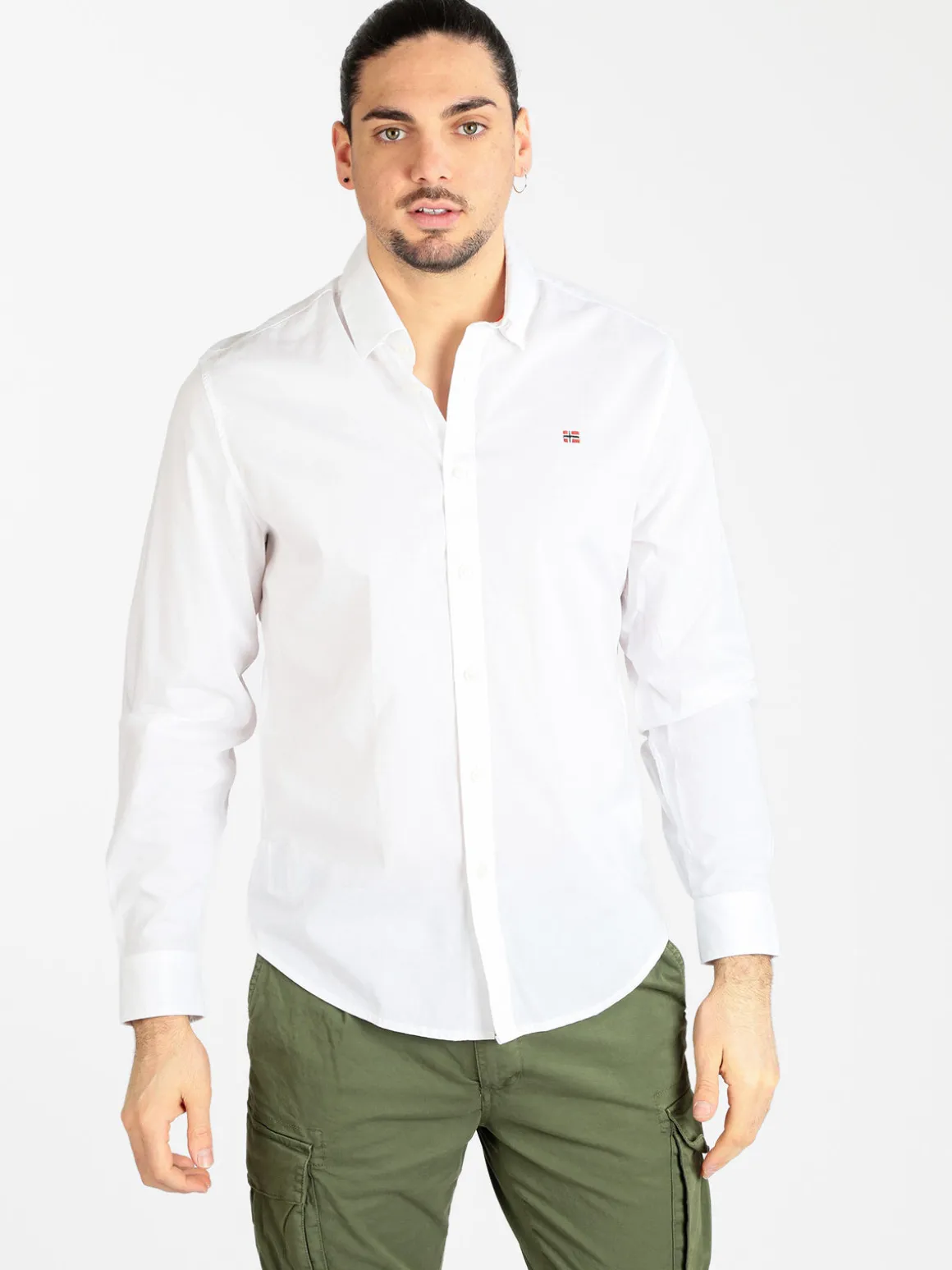 Napapijri G GRAIE 1 Camicia da uomo in cotone
