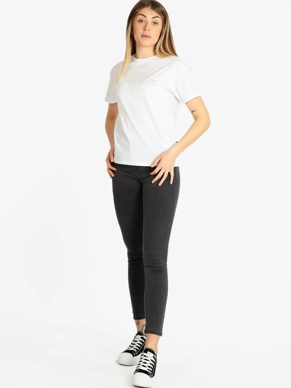 Napapijri S NINA T-shirt donna manica corta con logo
