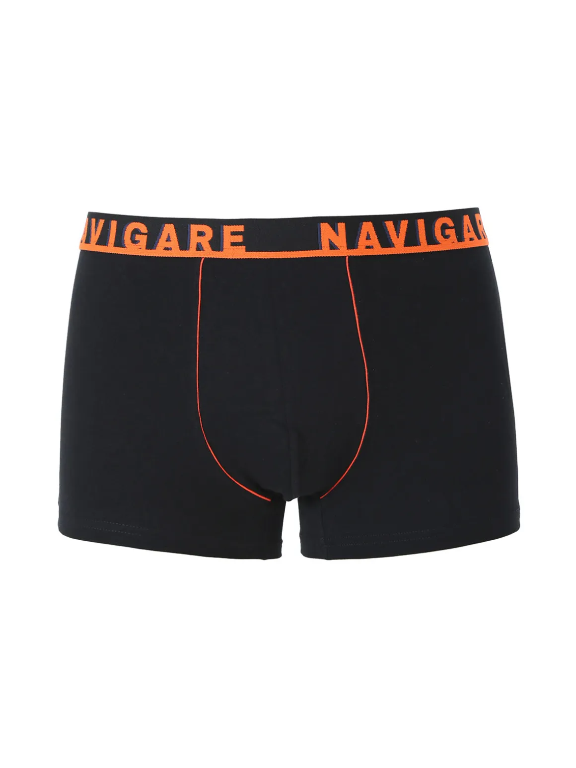 Navigare Boxer da uomo in cotone elasticizzato - nero