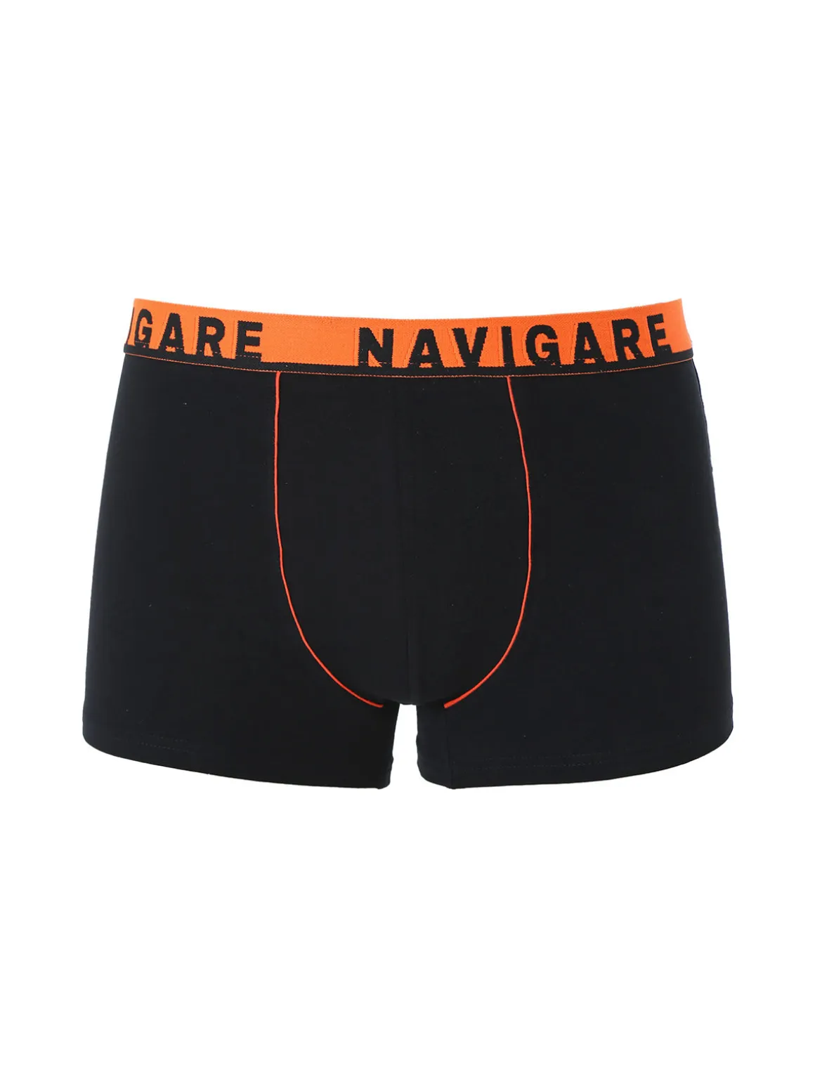 Navigare Boxer da uomo in cotone elasticizzato - nero