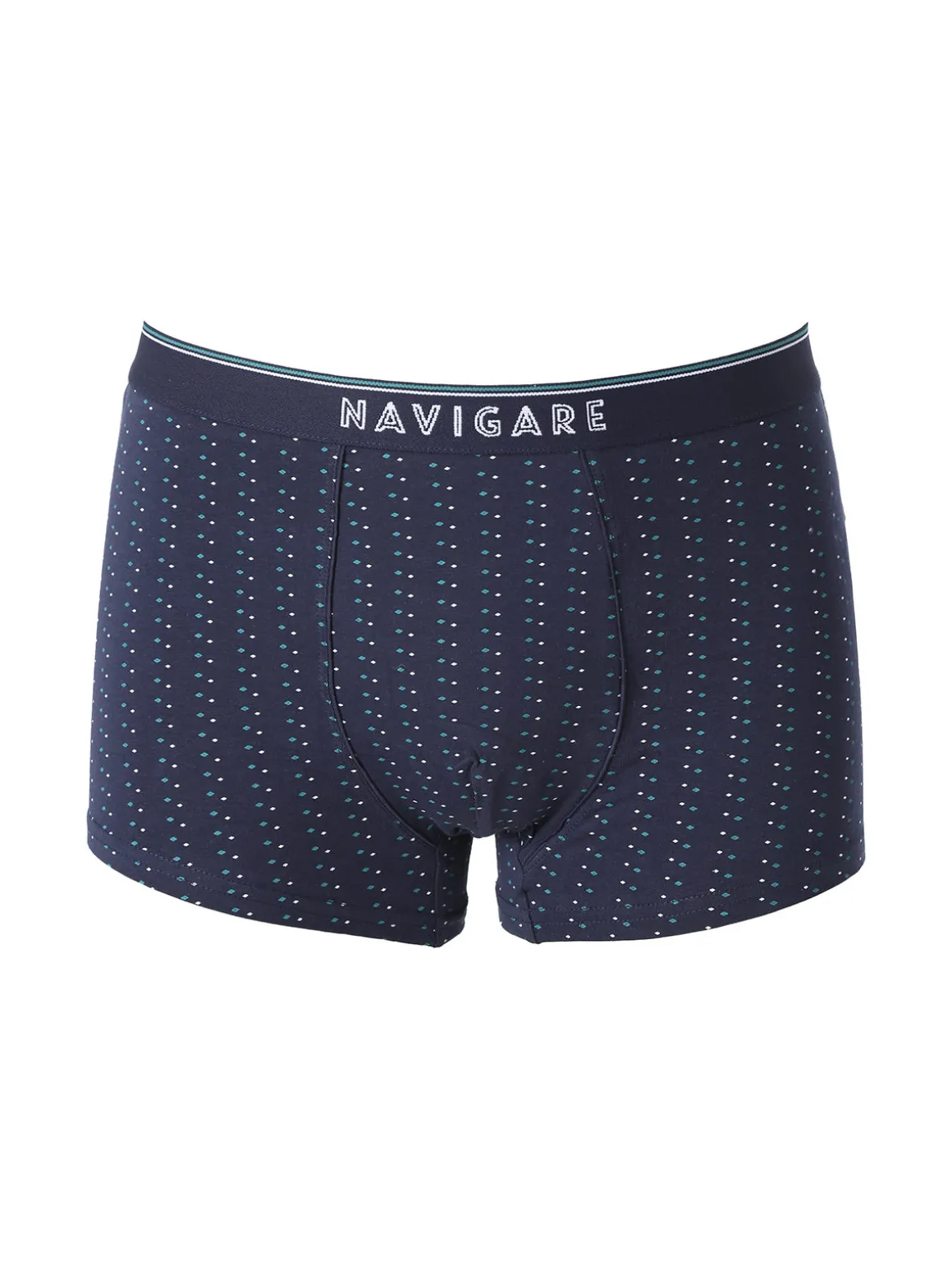 Navigare Boxer da uomo in cotone con stampe - blu
