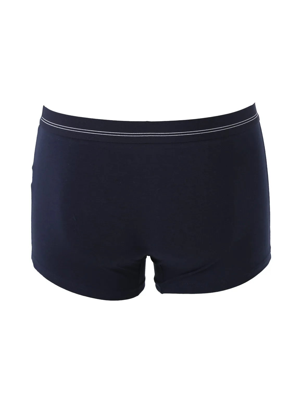 Navigare Boxer da uomo in cotone - blu scuro