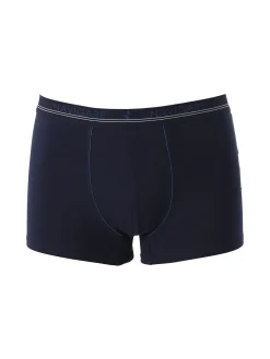 Navigare Boxer da uomo in cotone - blu scuro