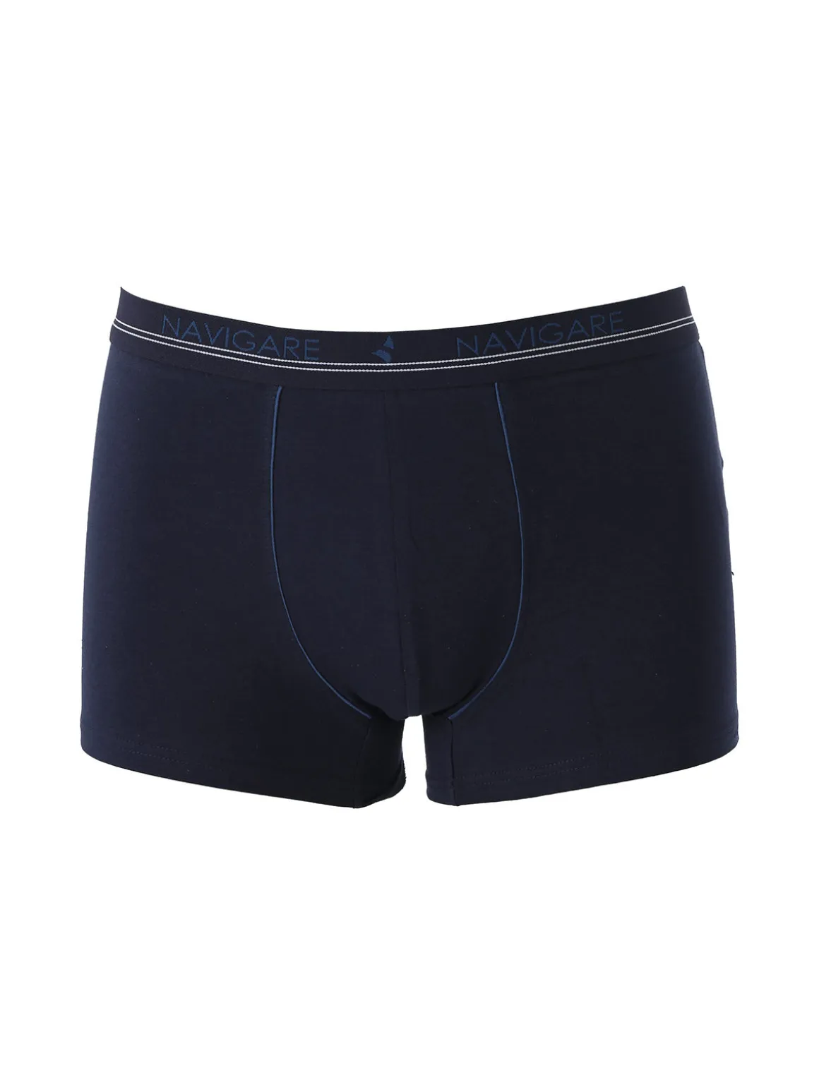 Navigare Boxer da uomo in cotone - blu scuro