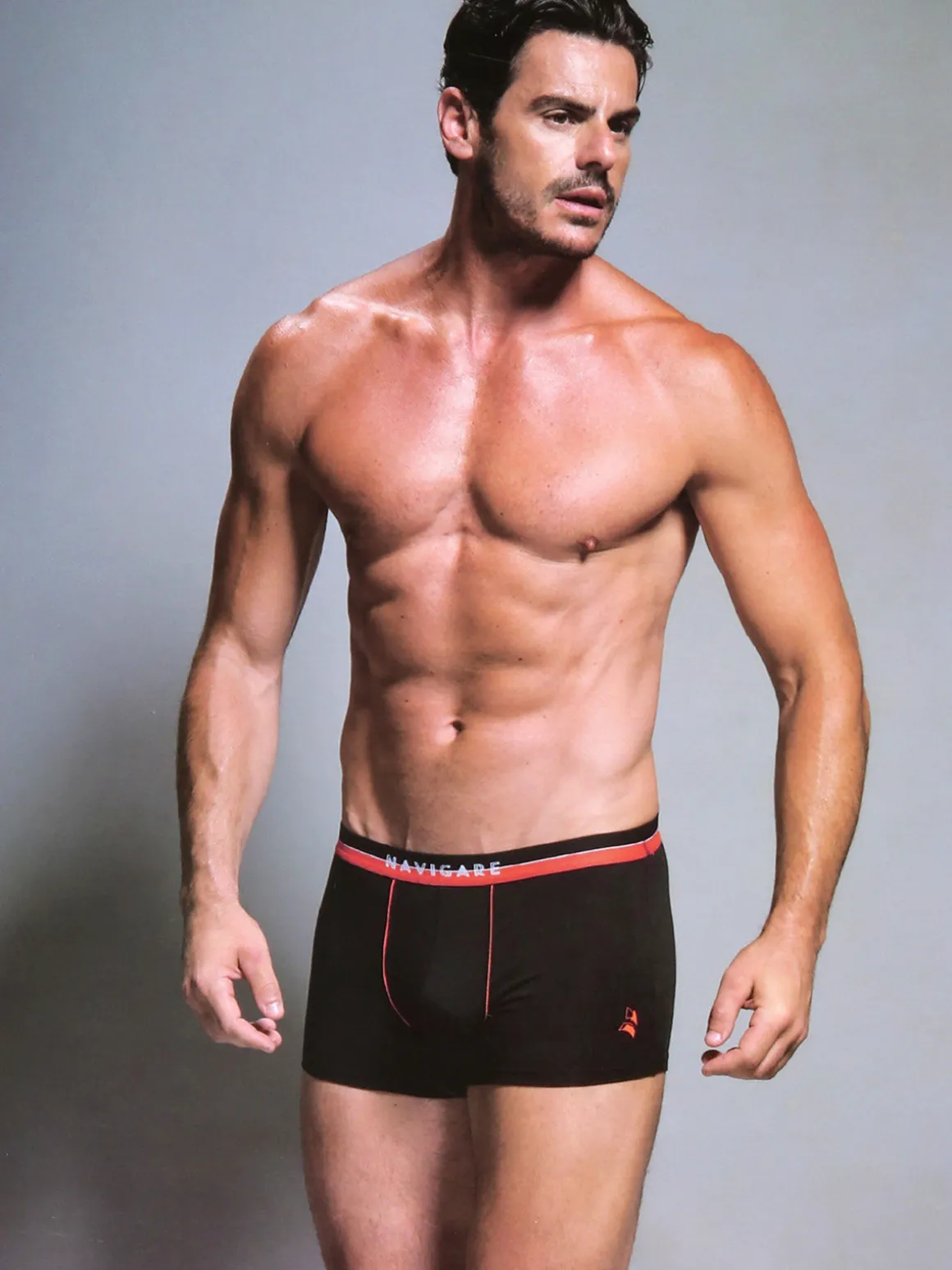 Navigare Boxer uomo in cotone jersey