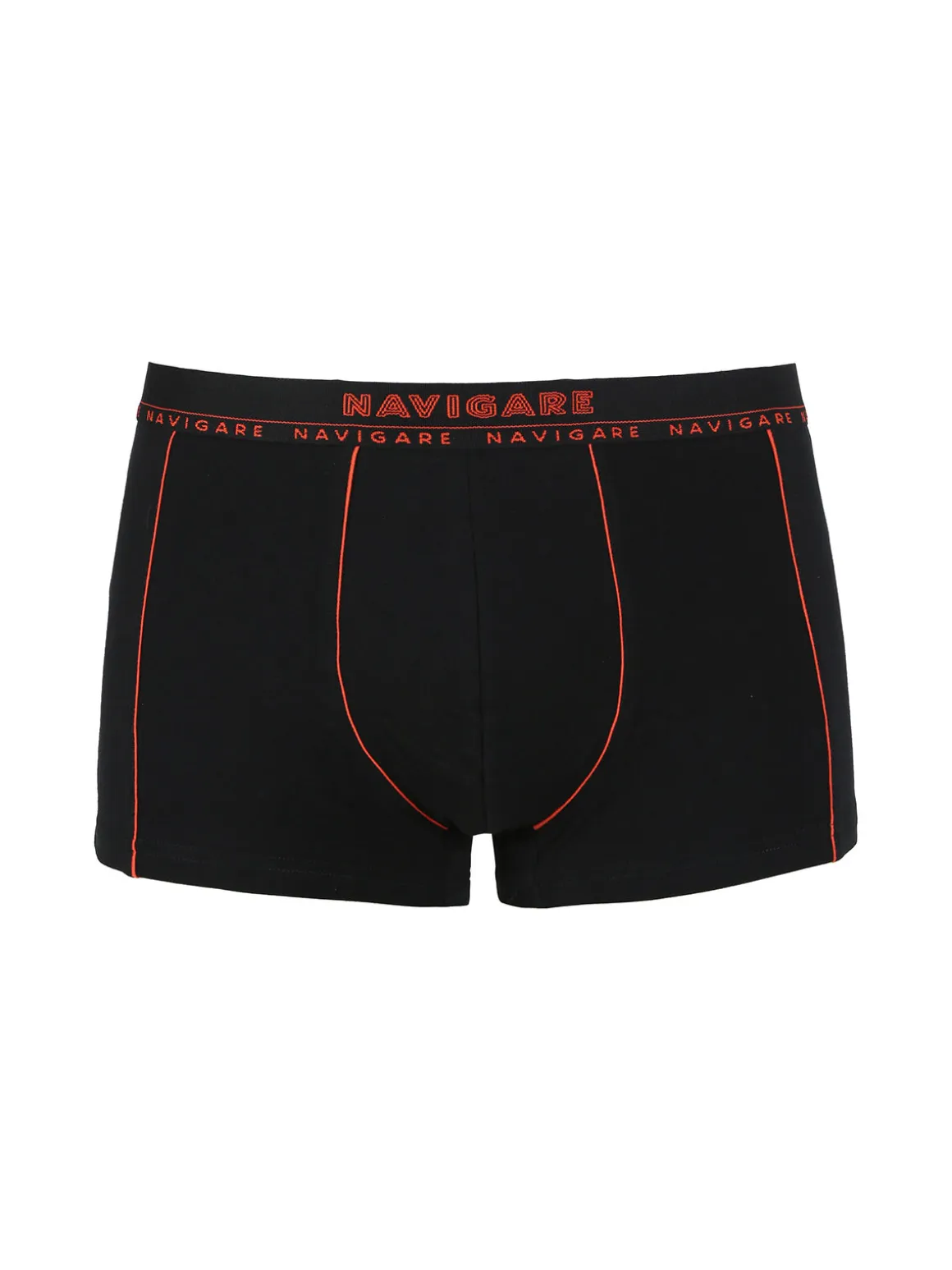 Navigare Boxer uomo in cotone elastico - arancione