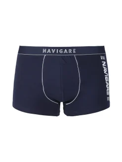 Navigare Boxer uomo in cotone jersey - blu scuro