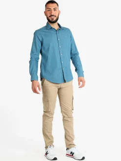 Navigare Camicia da uomo in jeans