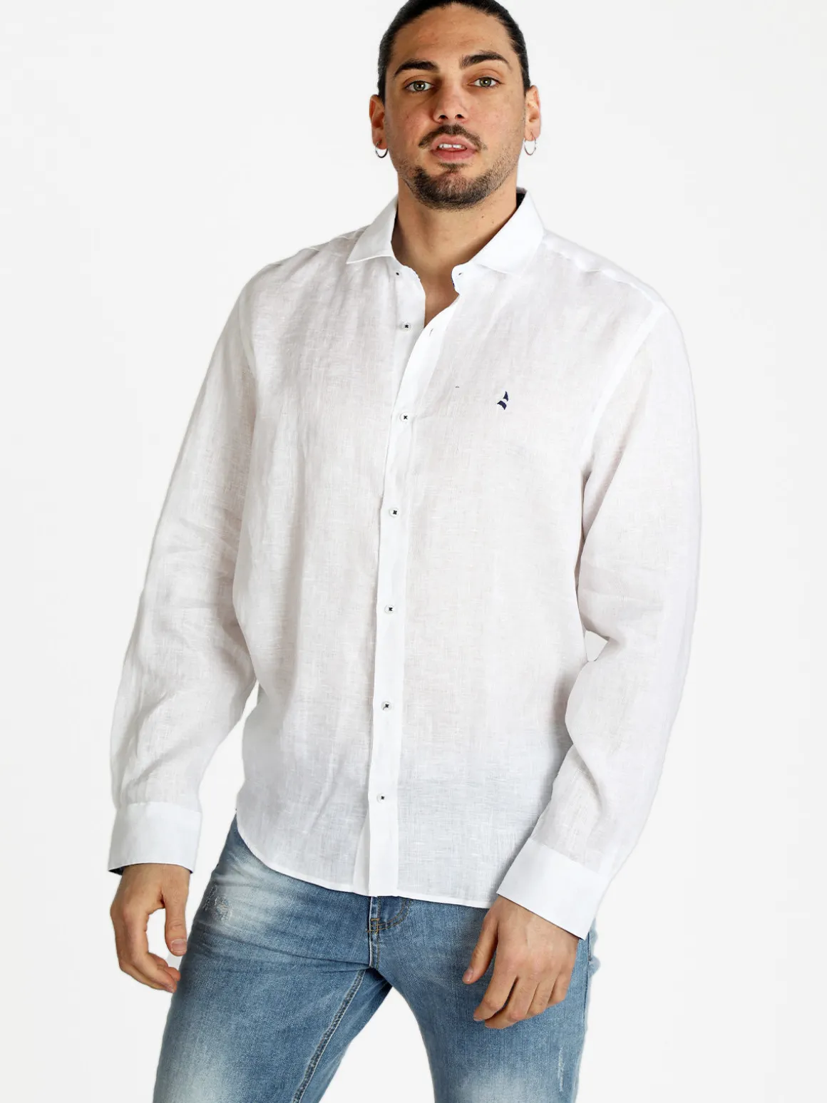 Navigare Camicia uomo in lino