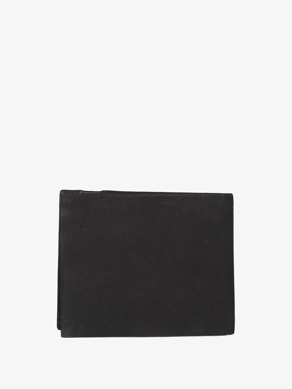 Navigare Portafoglio da uomo in pelle suede - nero