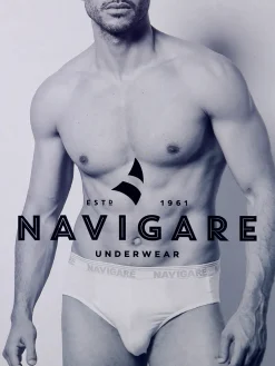 Navigare Slip da uomo in cotone bielastico