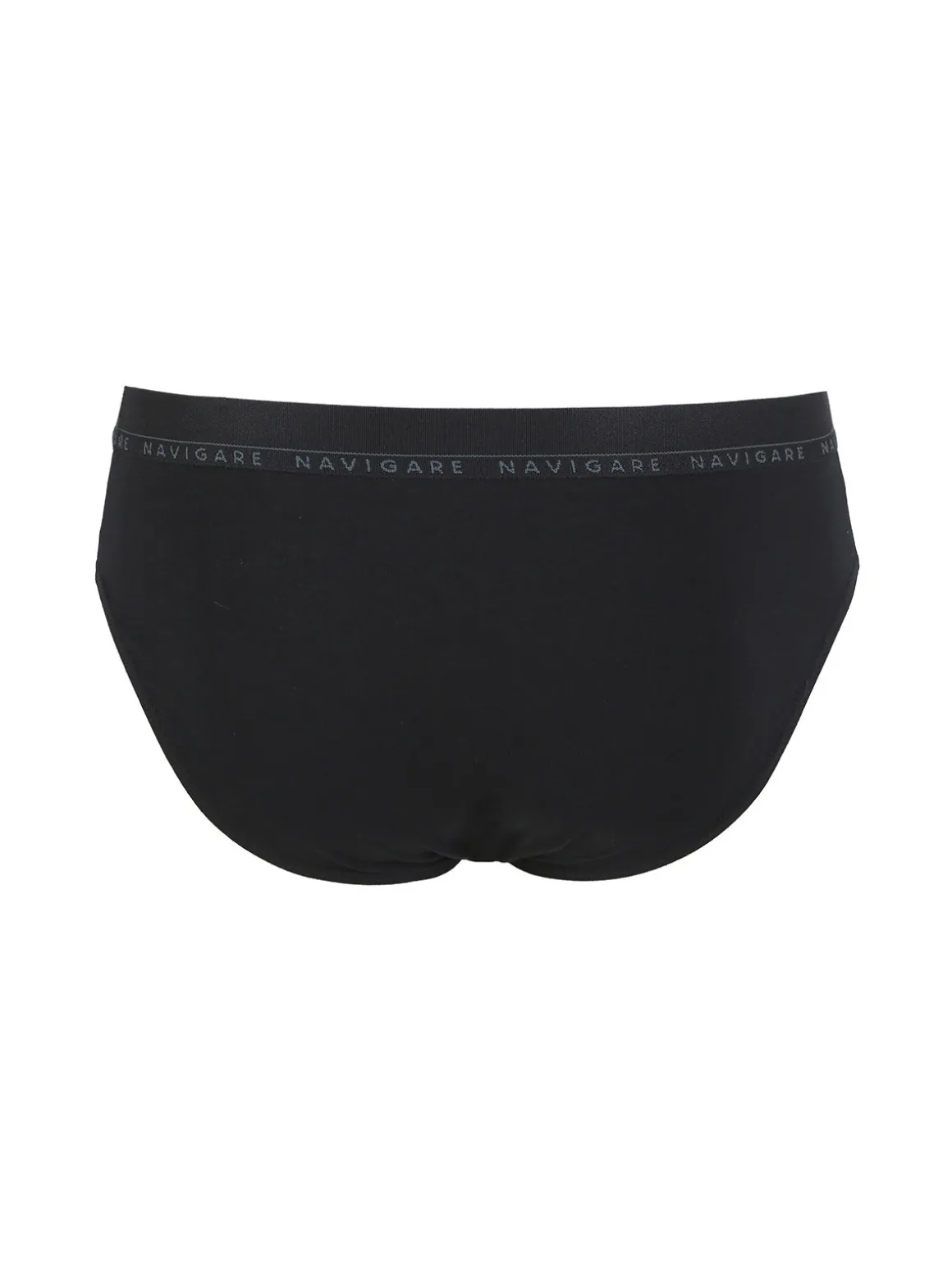 Navigare Slip uomo in cotone elastico - nero