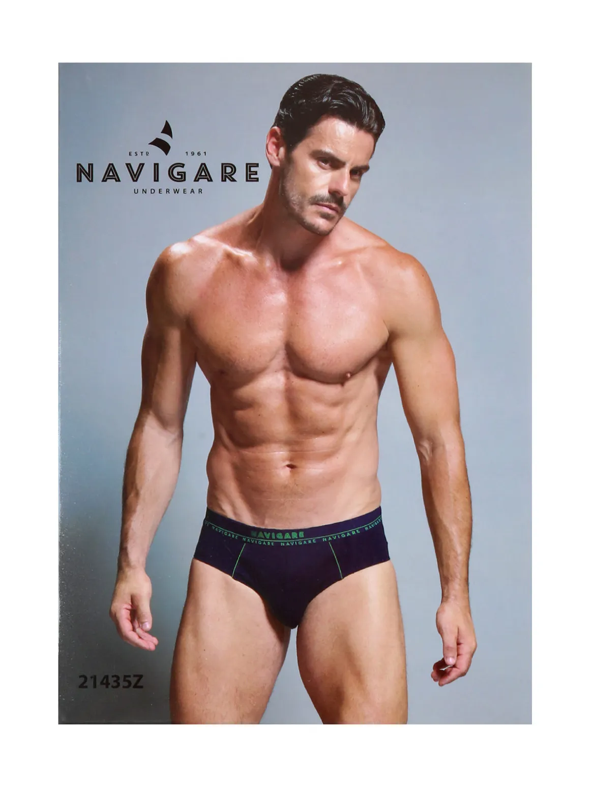 Navigare Slip uomo in cotone elastico - arancione