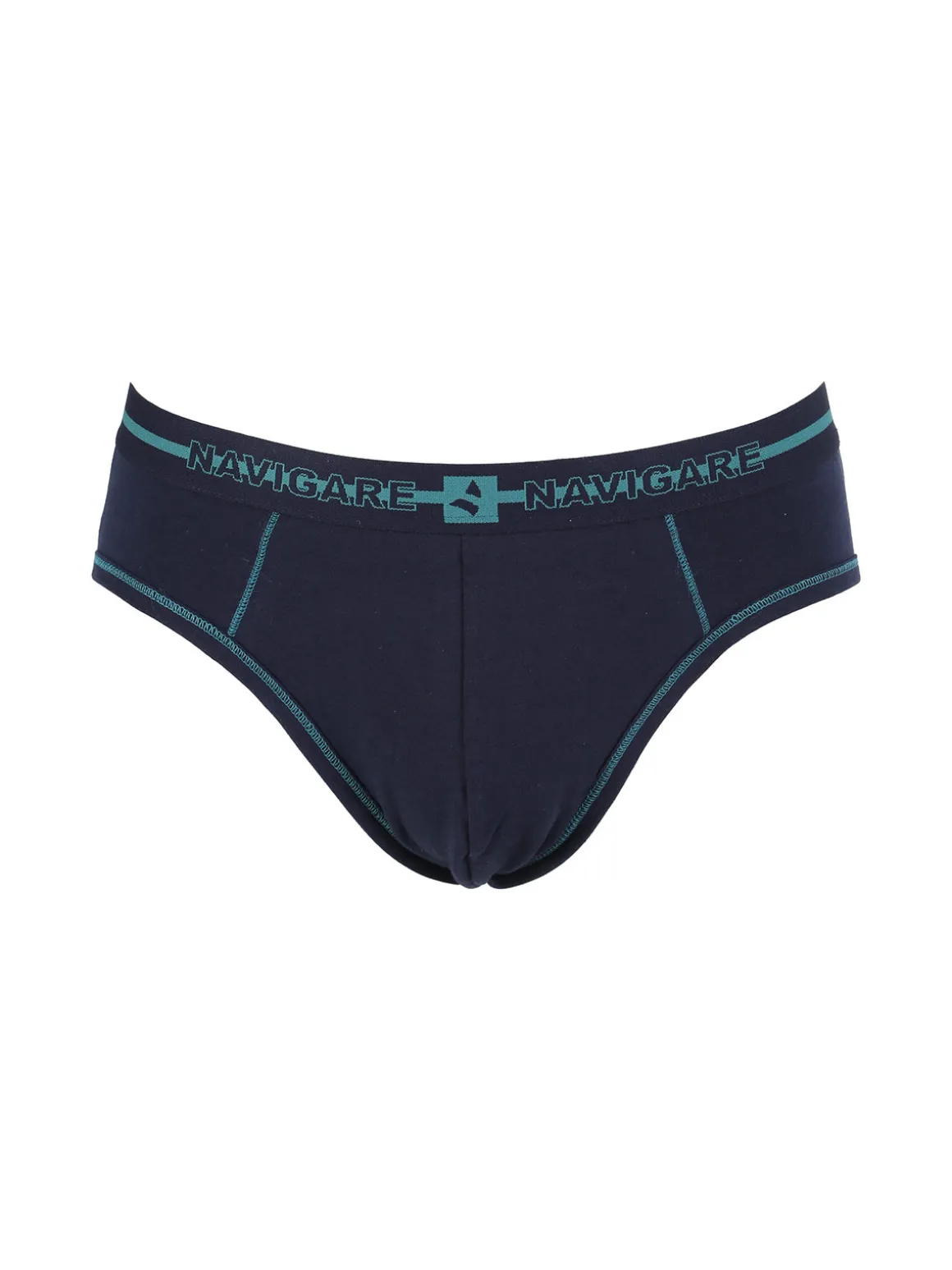 Navigare Slip uomo in cotone jersey - blu scuro