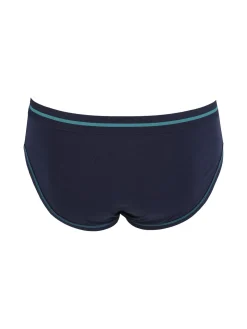 Navigare Slip uomo in cotone jersey - blu scuro
