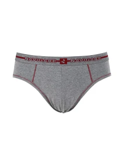 Navigare Slip uomo in cotone jersey - grigio