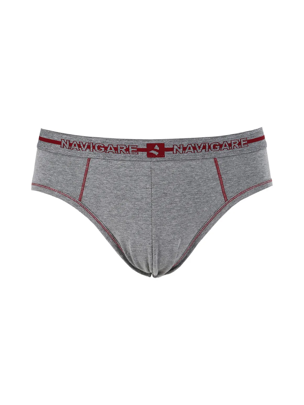Navigare Slip uomo in cotone jersey - grigio