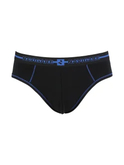Navigare Slip uomo in cotone jersey - nero