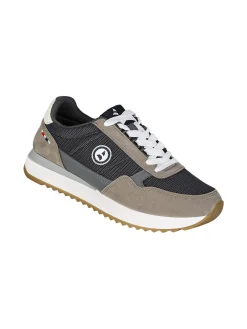 Navigare Sneakers casual da uomo con platform - grigio