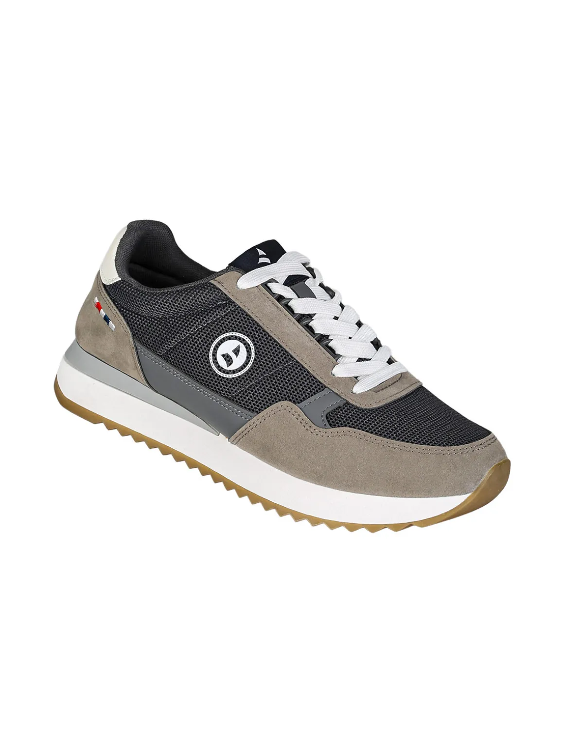 Navigare Sneakers casual da uomo con platform - grigio