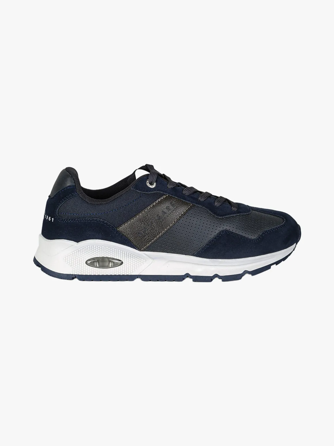 Navigare Sneakers stringate da uomo con camera ad aria - blu scuro
