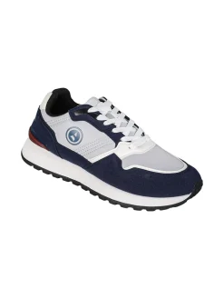 Navigare Sneakers stringate da uomo con platform - marrone
