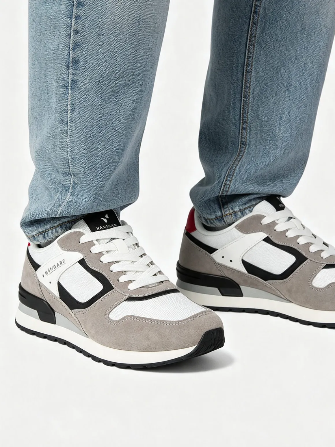 Navigare Sneakers stringate da uomo - grigio