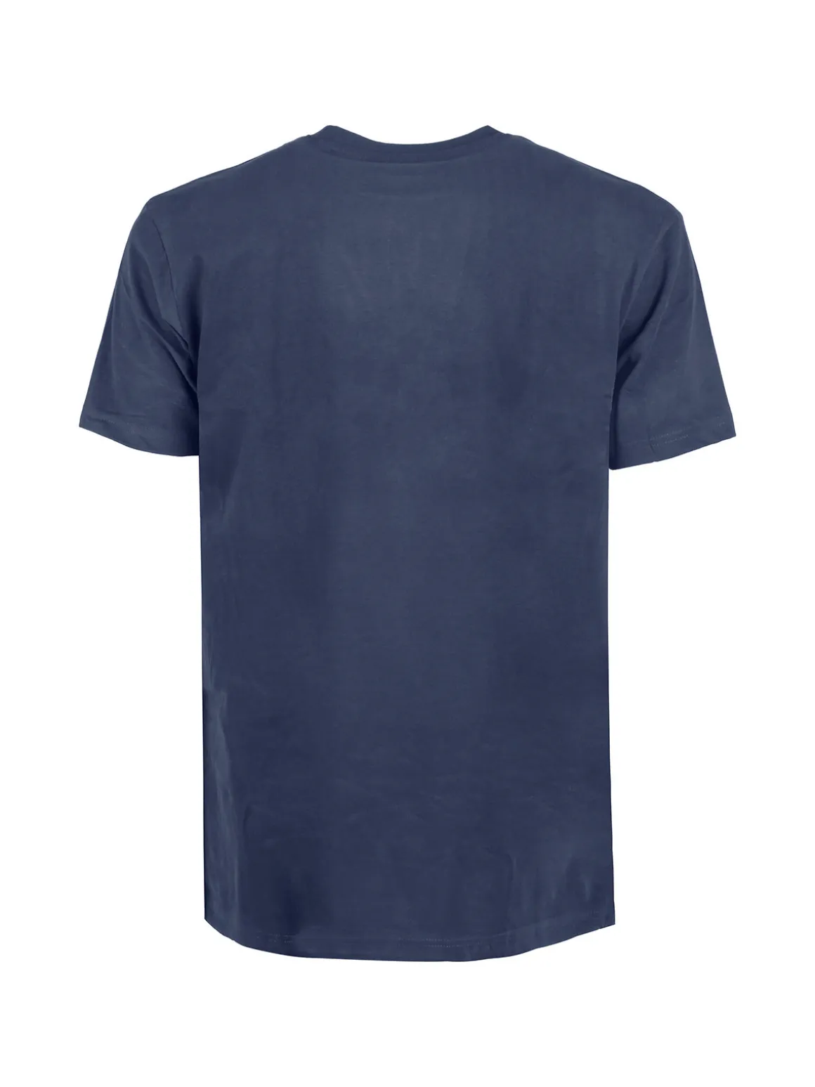 Navigare T-shirt intima da uomo girocollo in caldo cotone - blu