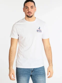 Navigare T-shirt uomo in cotone