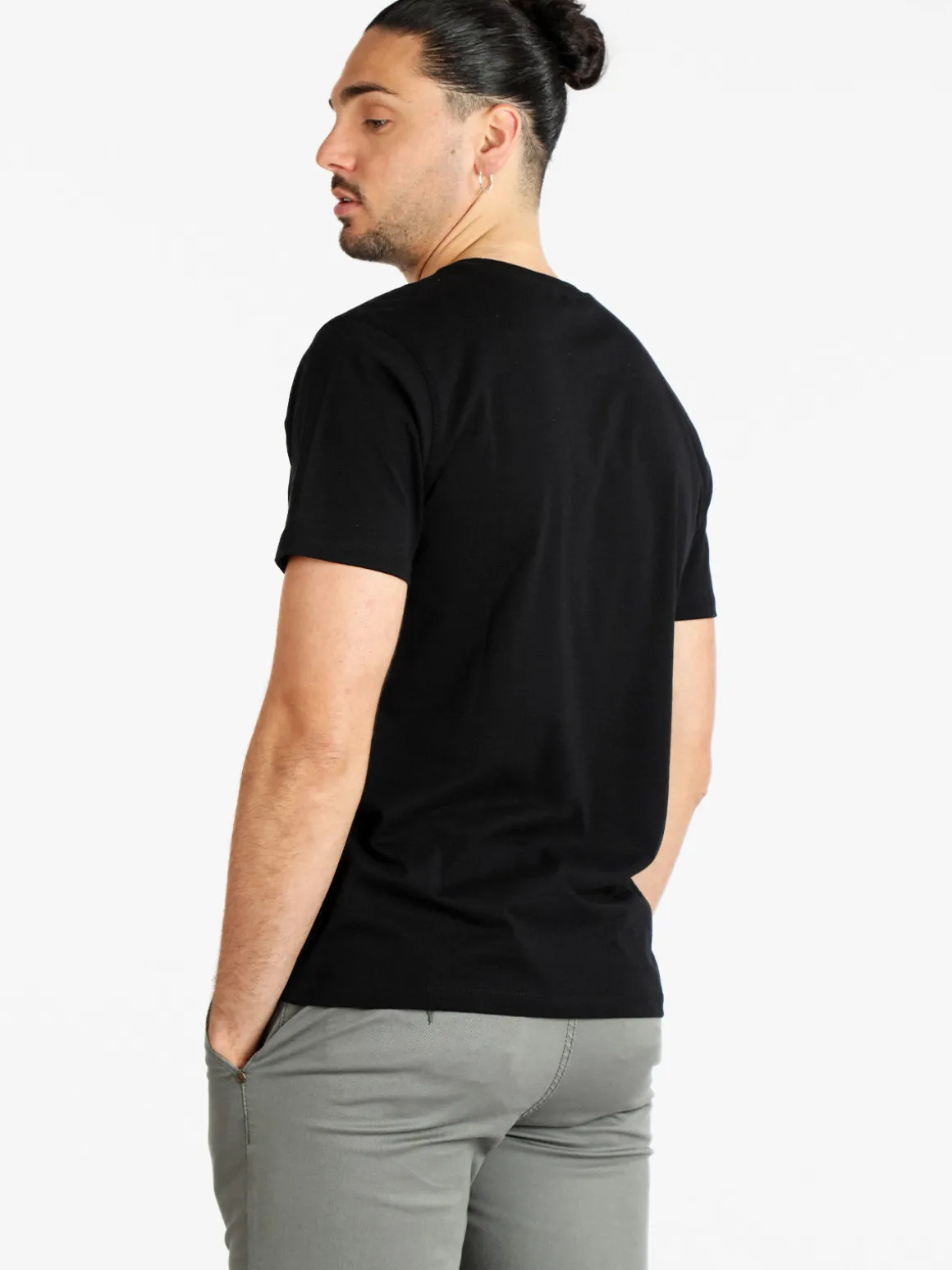 Navigare T-shirt uomo manica corta con taschino