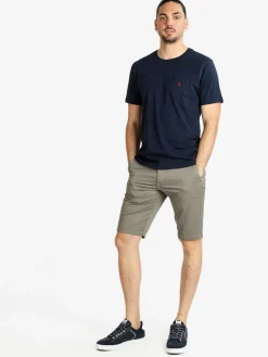 Navigare T-shirt uomo manica corta con taschino