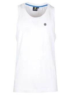 Navy Sail Canotta da uomo in cotone