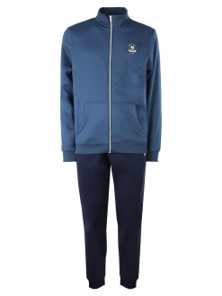 Navy Sail Completo tuta da uomo felpata con zip intera - avion