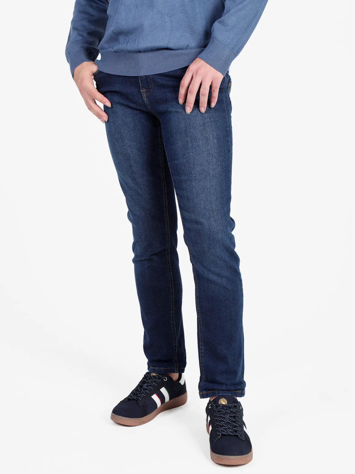Navy Sail Jeans da uomo regular fit