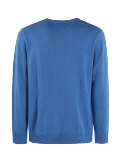 Navy Sail Maglione da uomo misto lana con scollo V