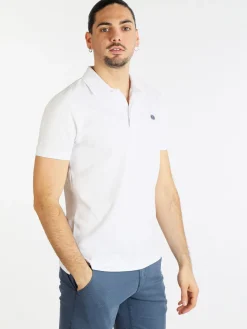 Navy Sail Polo in cotone manica corta uomo