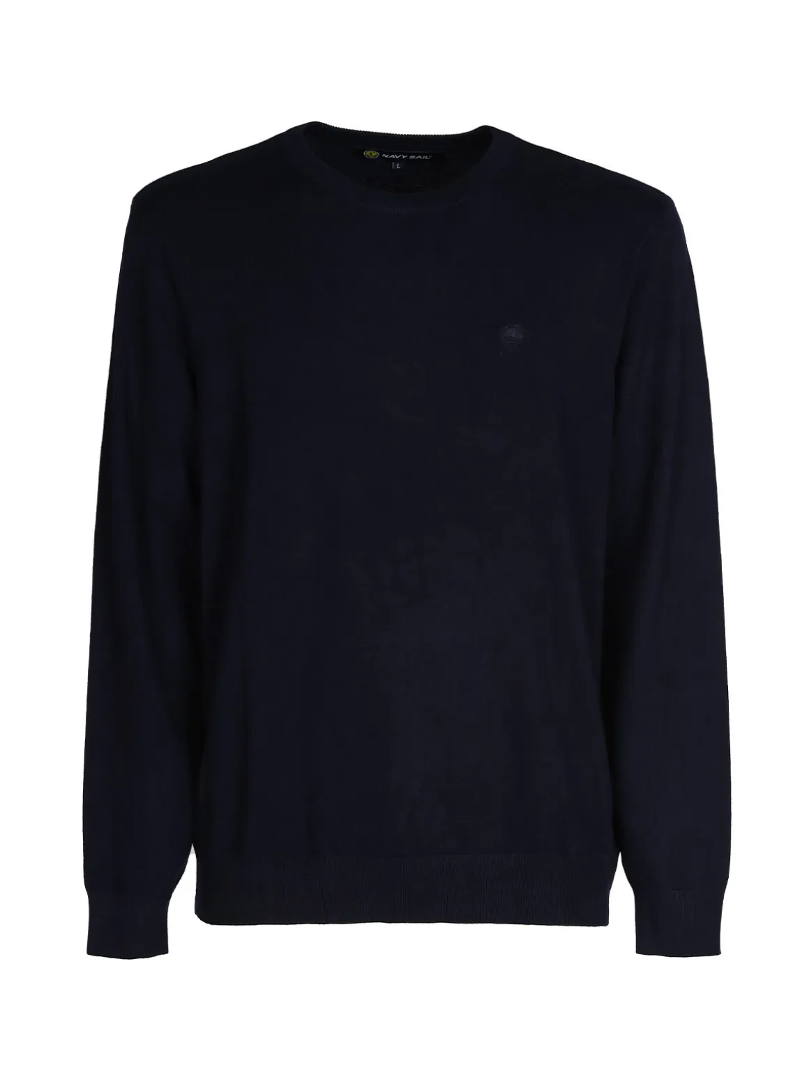 Navy Sail Pullover uomo scollo tondo