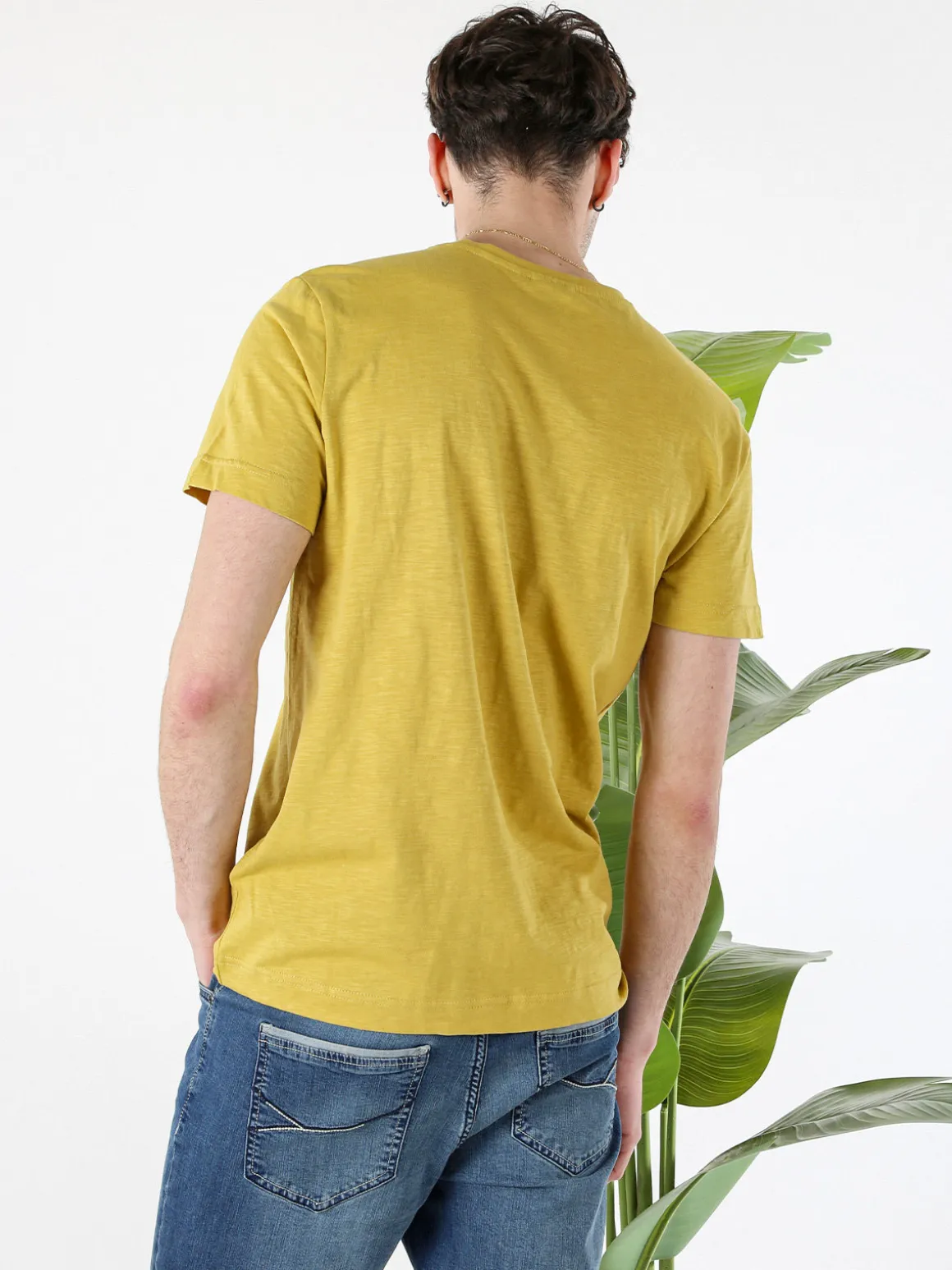 Navy Sail T-shirt da uomo in cotone con logo