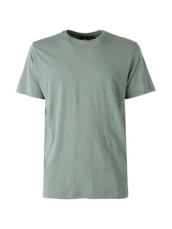 Navy Sail T-shirt da uomo in cotone con logo - verde
