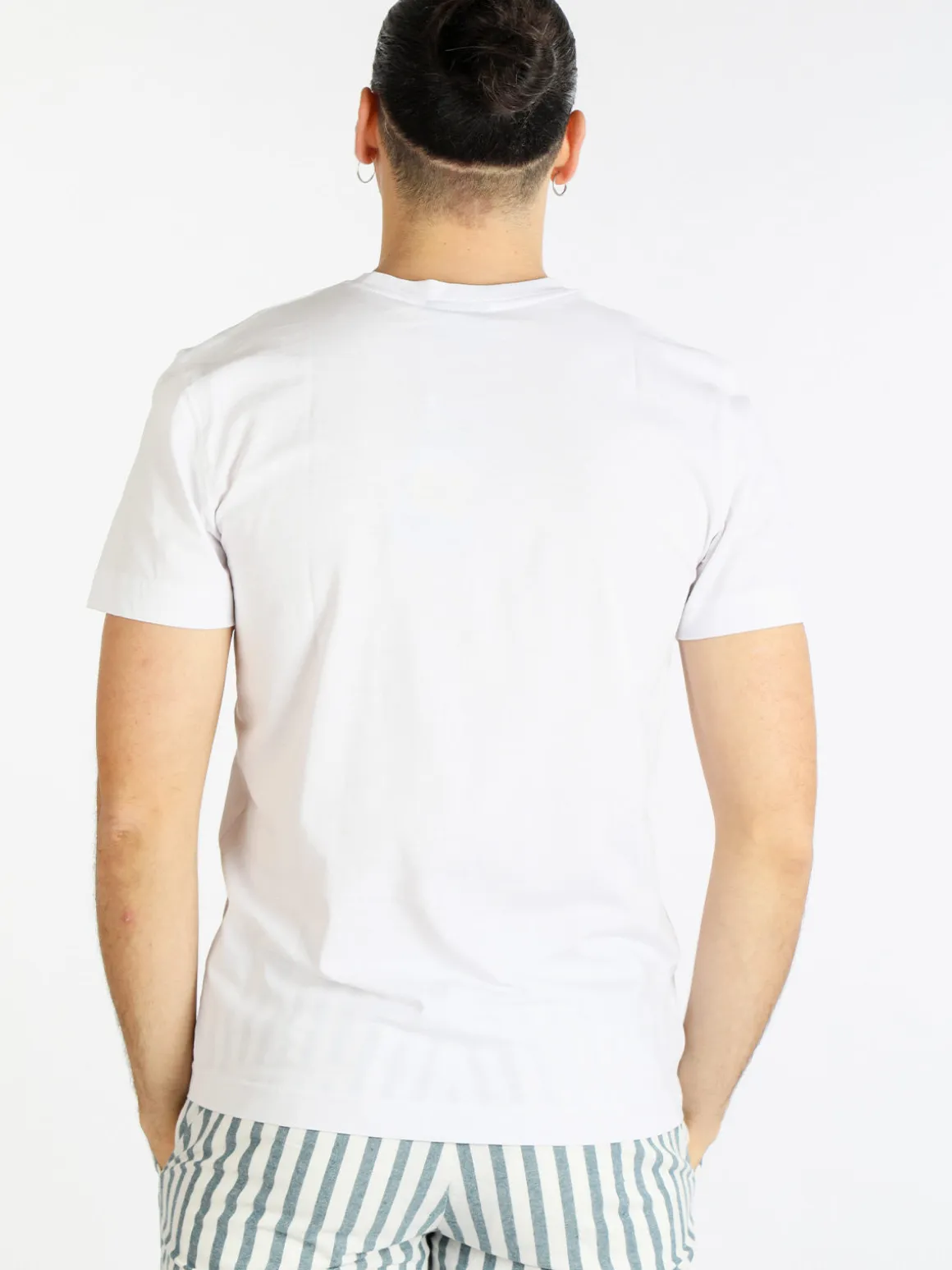 Navy Sail T-shirt manica corta in cotone da uomo