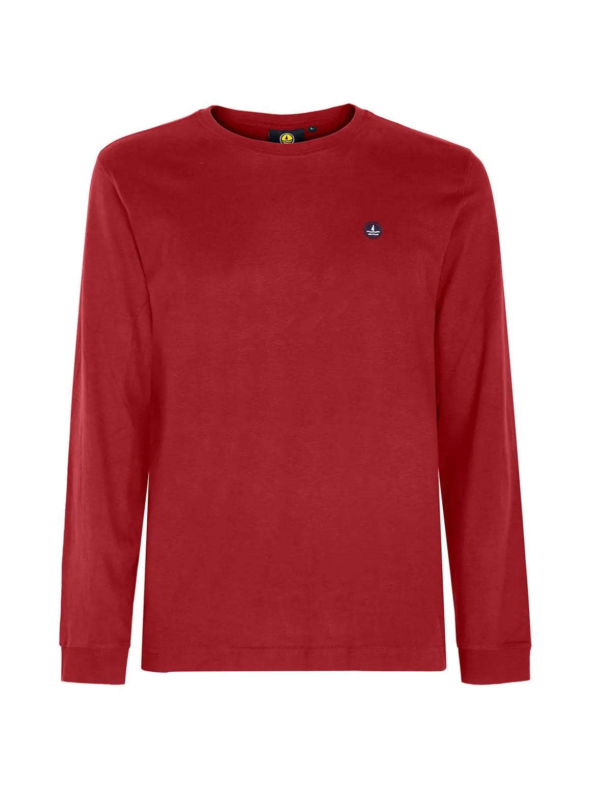 Navy Sail T-shirt uomo girocollo a maniche lunghe