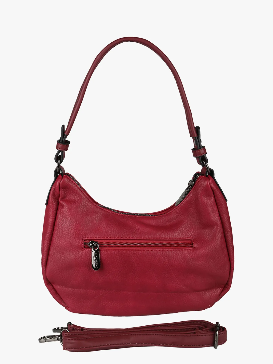 Nazareno Gabrielli Borsa mini hobo da donna - rosso