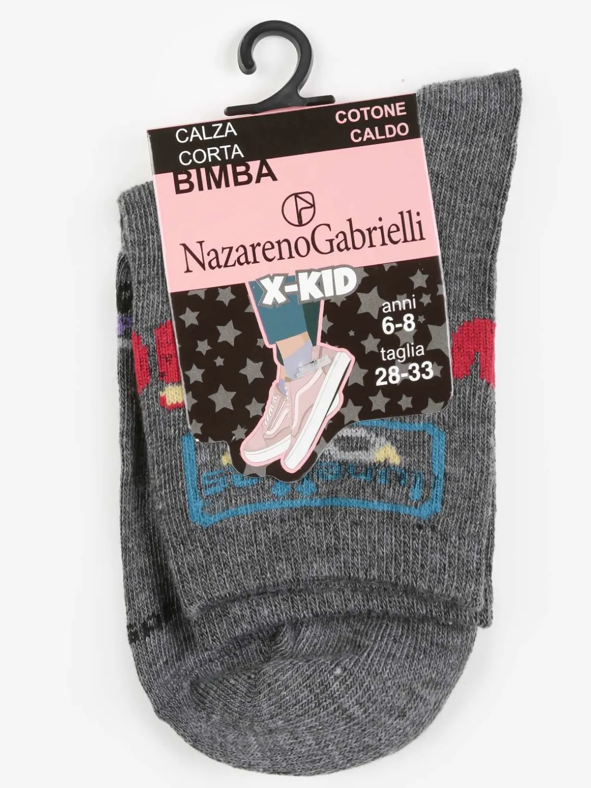 Nazareno Gabrielli Calze corte da bambina in caldo cotone