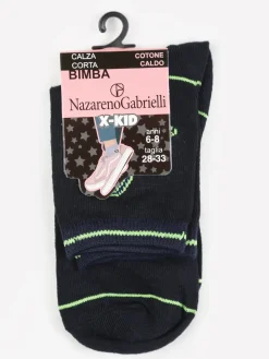 Nazareno Gabrielli Calze corte da bambina in caldo cotone