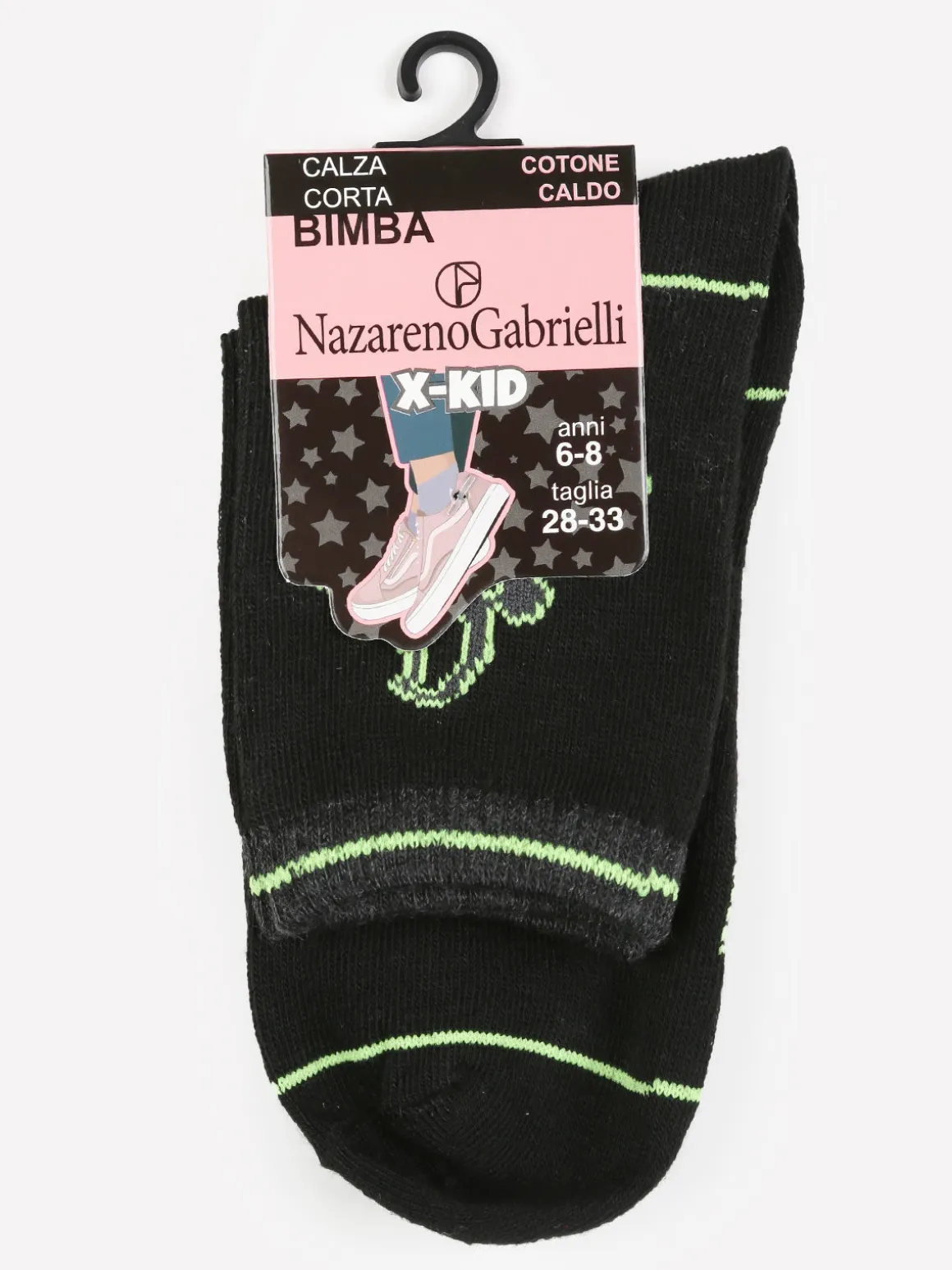 Nazareno Gabrielli Calze corte da bambina in caldo cotone