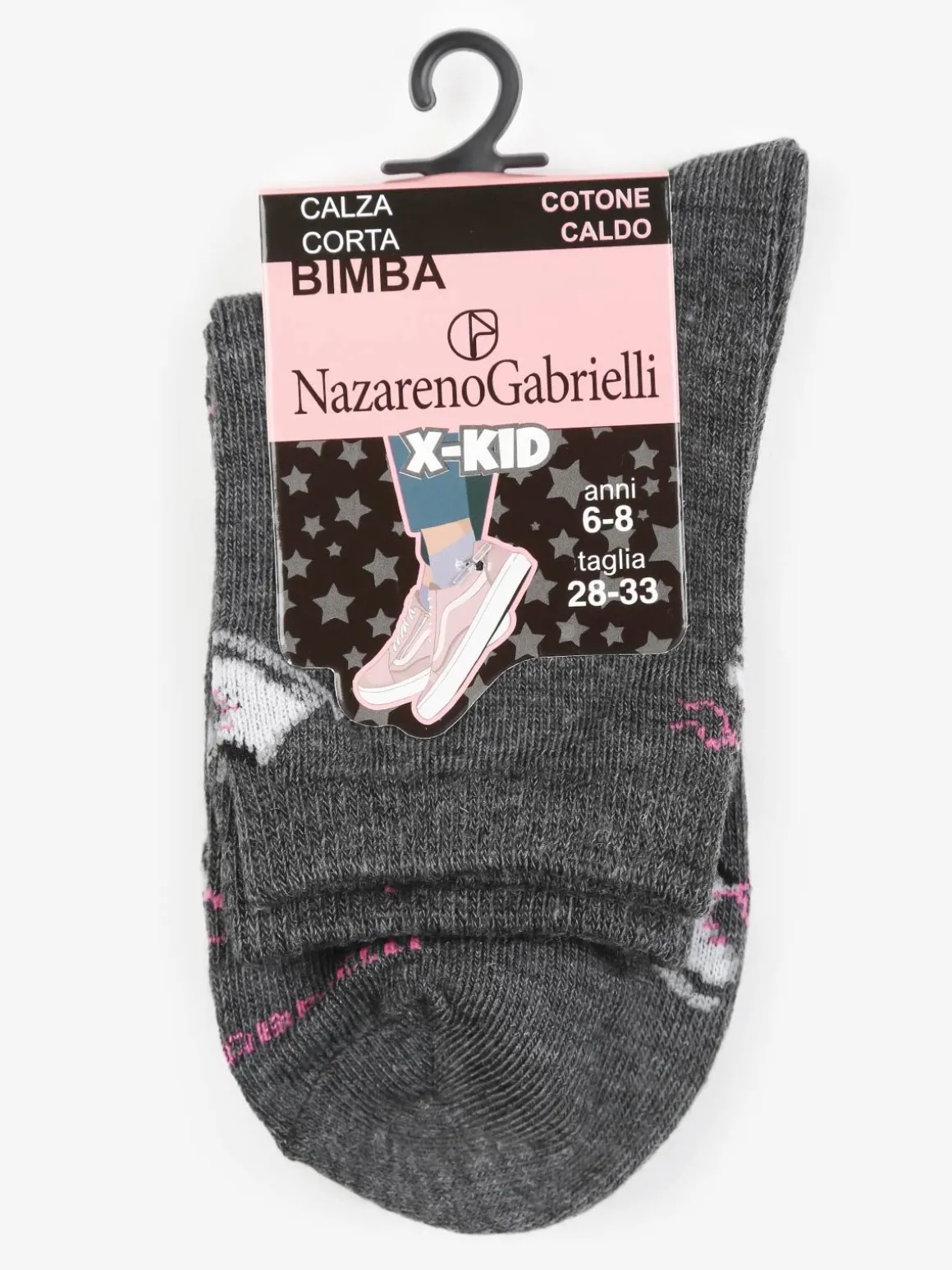 Nazareno Gabrielli Calze corte da bambina in caldo cotone
